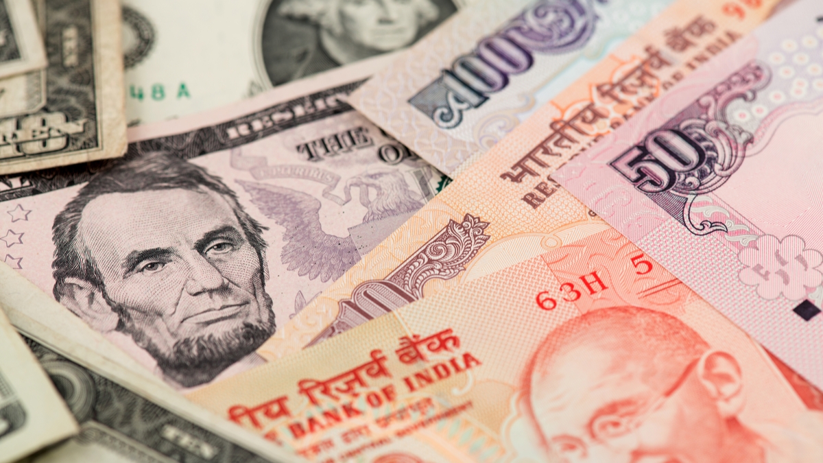 1 us dollar into indian rupees