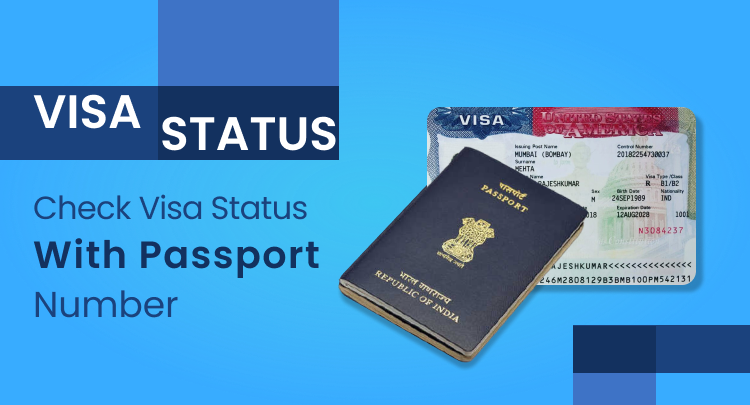 visit visa status check with passport number