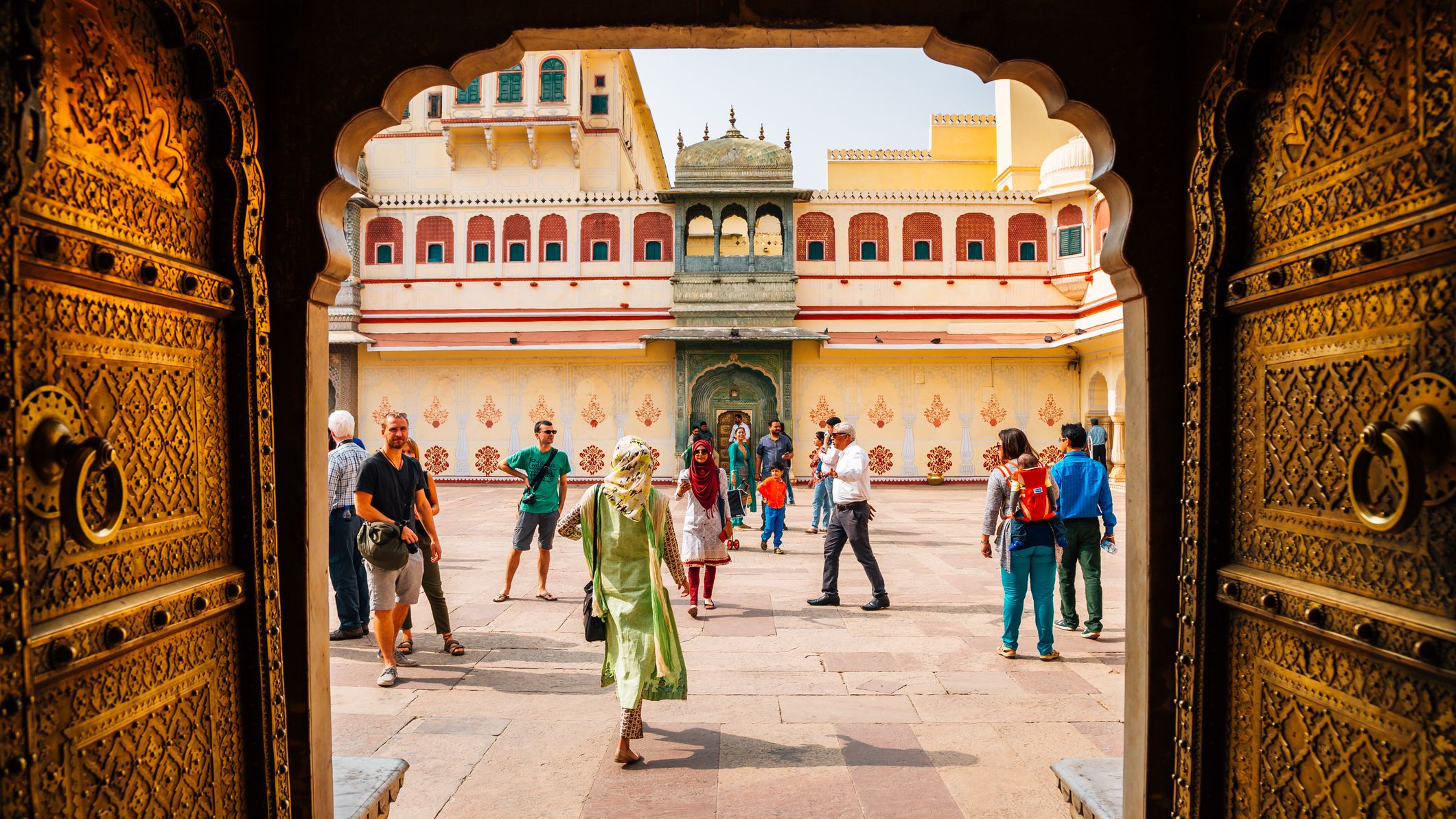 female tourist guide in jaipur