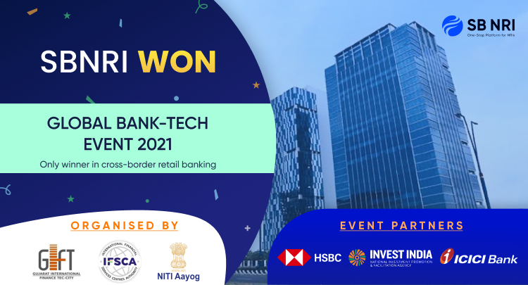 SBNRI Won BankTech Event Hosted by NITI Aayog, IFSCA & GIFT City