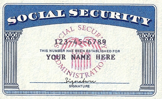 Social Security Number - SBNRI