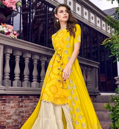 https://sbnri.com/blog/wp-content/uploads/2022/08/Yellow-tussar-sharara-suit-with-jacket-6405-1.jpeg