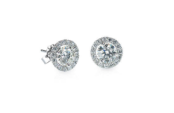 Diamond Jewellery Designs For Indian Bride- Diamond Stud Earrings