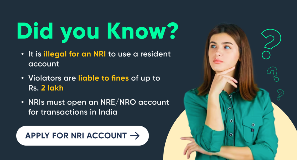 How to convert resident account to NRO account