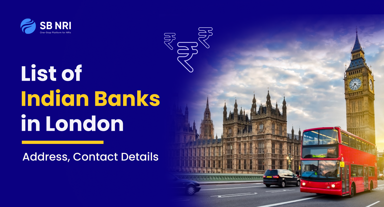 List of Indian Banks in London Address, Contact Details SBNRI