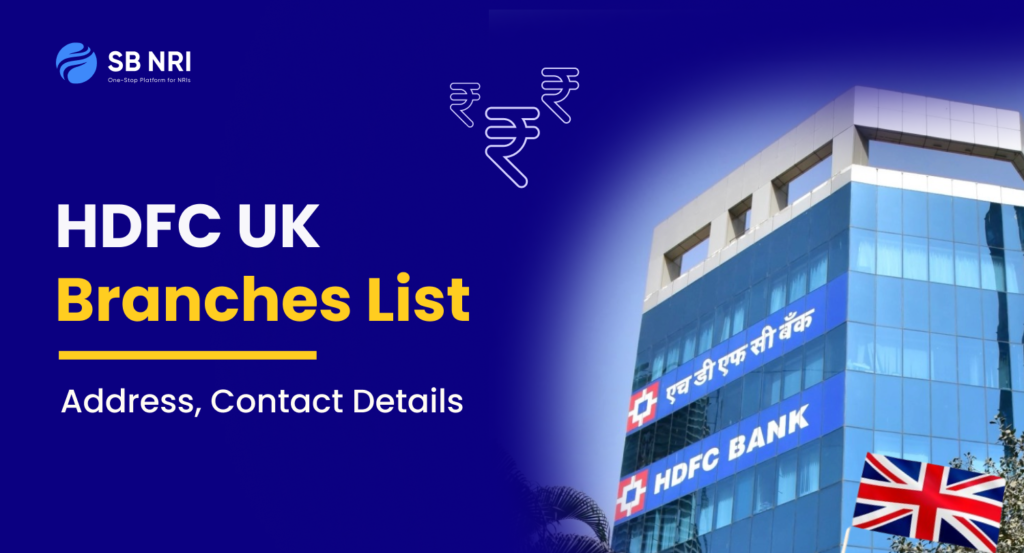 HDFC UK Branches: Address, Contact Details