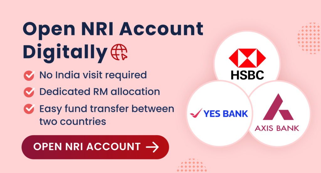 Open NRI bank account digitally