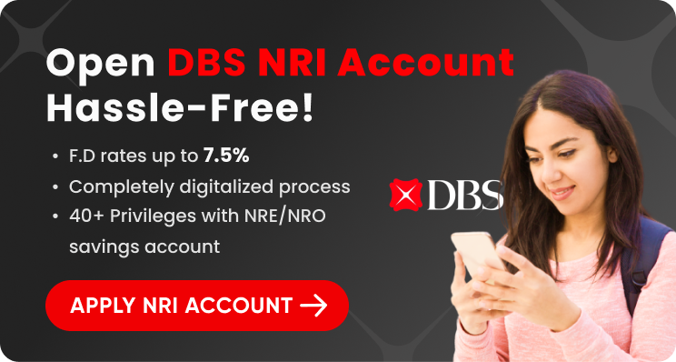 Open DBS NRI Bank account from UAE with SBNRI