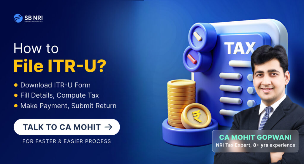 Steps to file ITR-U