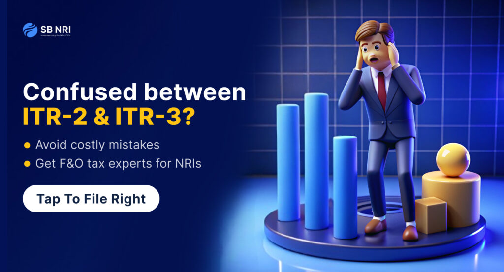 Correct forms for NRI F&O tax filing